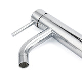 Shower Heads & Screens: WELS Round Curve Kitchen Laundry Short Basin Mixer Vanity Sink Faucet Tap Chrome
