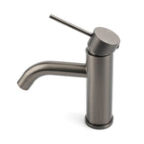 Shower Heads & Screens: WELS Gun Metal Grey Kitchen Laundry Round Basin Mixer Vanity Sink Faucet Tap Set