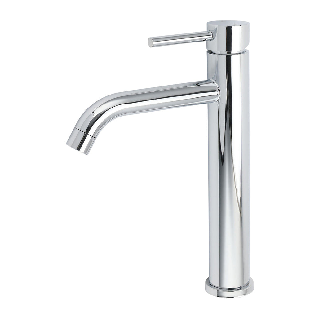 Shower Heads & Screens: WELS Chrome Tall Basin Kitchen Laundry Mixer Vanity Sink Faucet Tap Curve Outlet