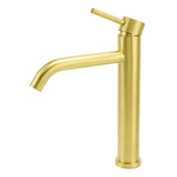Shower Heads & Screens: WELS Brushed Gold Tall Kitchen Laundry Basin Mixer Vanity Sink Faucet Tap Bath