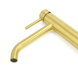 Shower Heads & Screens: WELS Brushed Gold Tall Kitchen Laundry Basin Mixer Vanity Sink Faucet Tap Bath