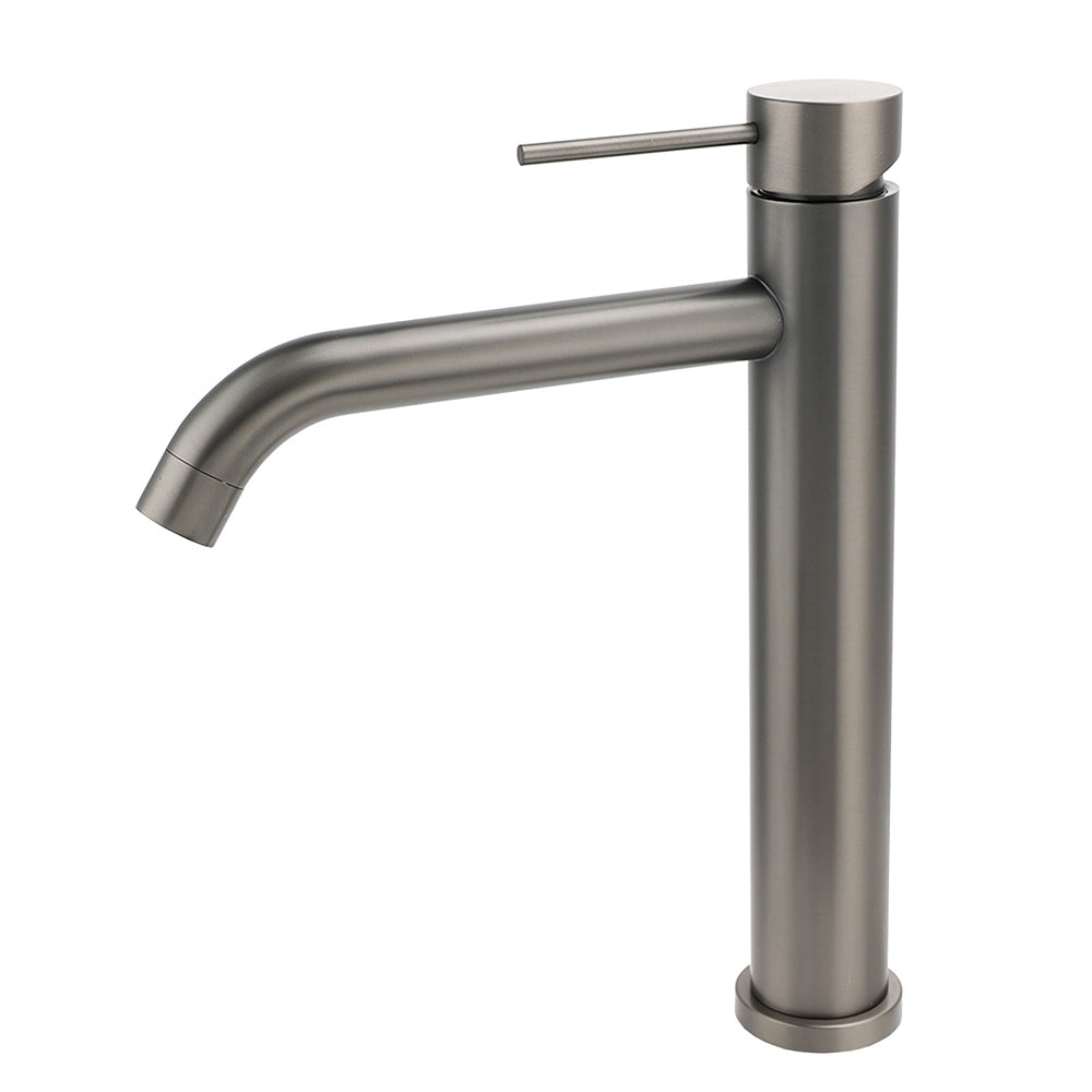 Shower Heads & Screens: WELS Gunmtal Grey Tall Kitchen Laundry Basin Mixer Vanity Sink Faucet Tap Valve