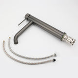 Shower Heads & Screens: WELS Gunmtal Grey Tall Kitchen Laundry Basin Mixer Vanity Sink Faucet Tap Valve