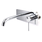 Shower Heads & Screens: WELS Chrome Round Wall Mounted Basin Vanity Mixer Bath Tub Bubble Faucet Spout