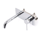 Shower Heads & Screens: WELS Chrome Round Wall Mounted Basin Vanity Mixer Bath Tub Bubble Faucet Spout