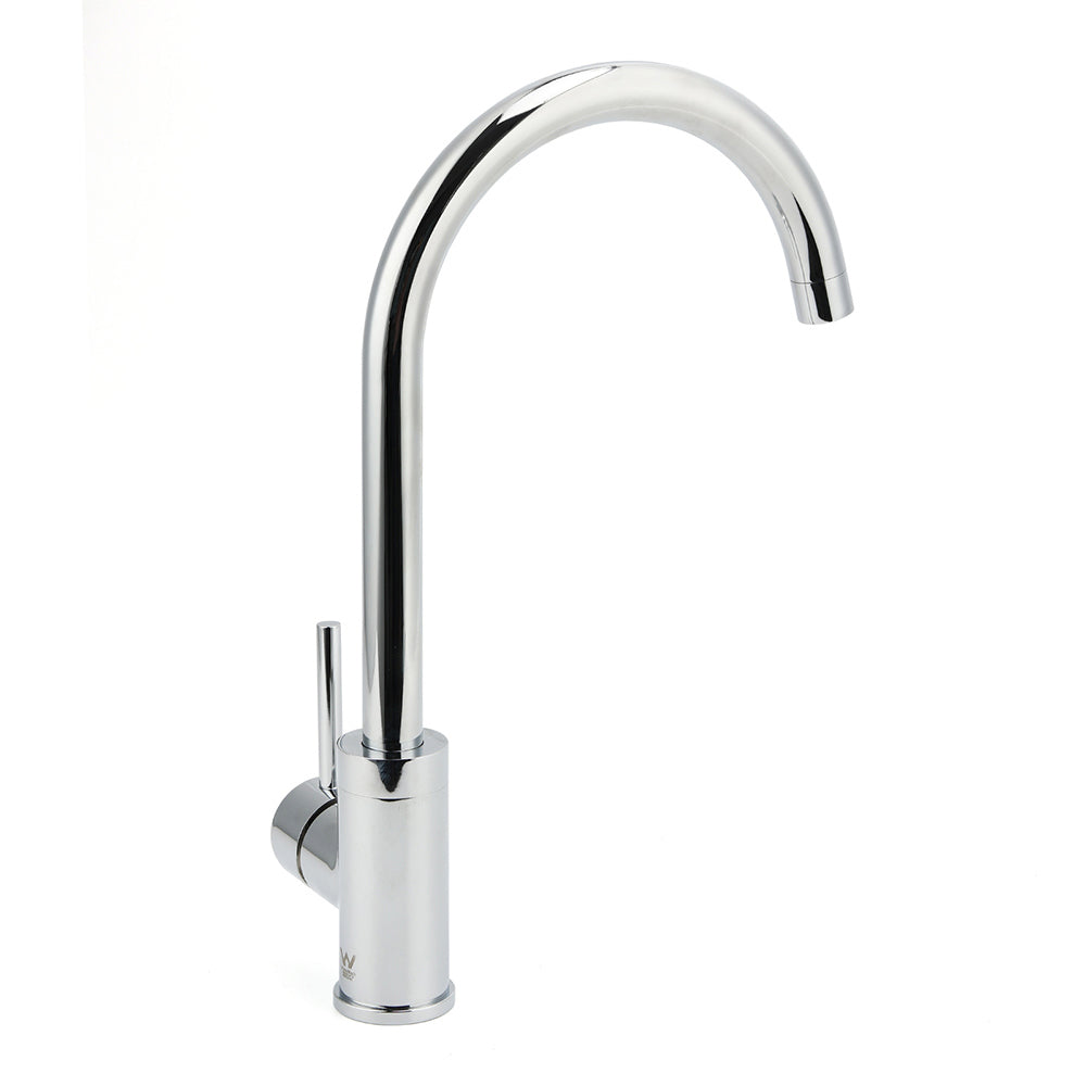 WELS Chrome Kitchen Laundry Swivel Sink Mixer Faucet Tap Spout Stainless Steel