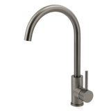 Shower Heads & Screens: Gun Metal Round Kitchen Mixer Sink Tap 360° Swivel Laundry Basin Faucet Spout Set