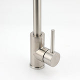 Shower Heads & Screens: WELS Kitchen Laundry Swivel Sink Mixer Faucet Tap Spout Stainless Steel Brushed