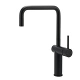Shower Heads & Screens: WELS Matt Black SUS Tall Kitchen Laundry 360º Swivel Sink Mixer Faucet Tap Spout