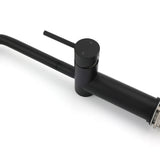 Shower Heads & Screens: WELS Matt Black SUS Tall Kitchen Laundry 360º Swivel Sink Mixer Faucet Tap Spout