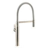 Shower Heads & Screens: Brushed Nickel Kitchen Sink Basin Mixer 360 Swivel Faucet Tap Pull Out Spout SUS