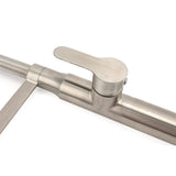 Shower Heads & Screens: Brushed Nickel Kitchen Sink Basin Mixer 360 Swivel Faucet Tap Pull Out Spout SUS