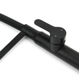 Matt Black Kitchen Sink Basin Mixer 360º Swivel Faucet Tap Pull Out Spout WELS