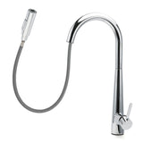 WELS Chrome 360 Swivel Pull Out Kitchen Tap Sink Mixer Faucet Spout 2 Way Outlet