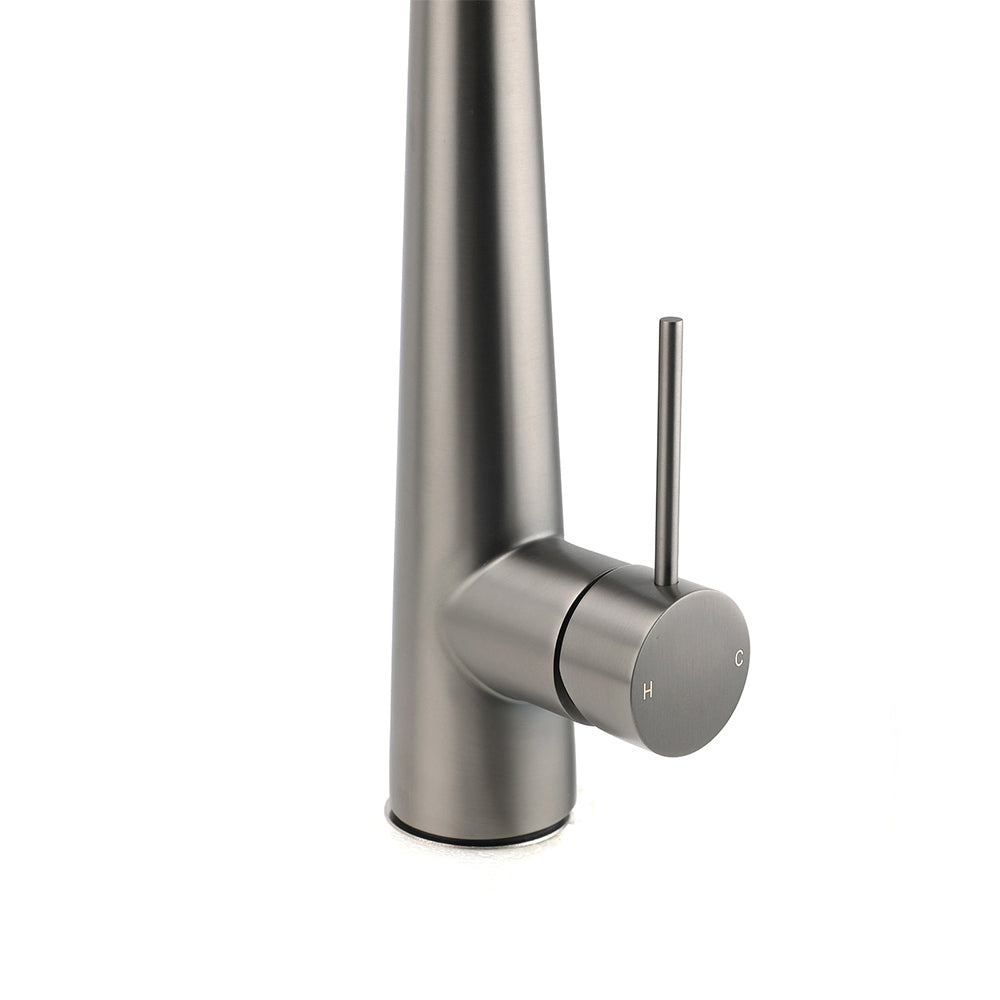 WELS Gun Metal Pull Out 2 Modes Spray Spout Kitchen Sink Tap Basin Faucet Mixer