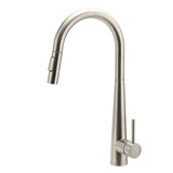 Shower Heads & Screens: Brushed Nickel Pull Out Kitchen Tap Sink Mixer Faucet Spout 2 Modes Spray Outlet