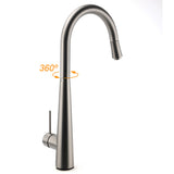 Shower Heads & Screens: WELS Gun Metal Grey Pull Out Kitchen Sink Tap Basin Mixer Faucet Flexible Spout