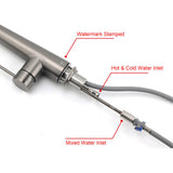 Shower Heads & Screens: WELS Gun Metal Grey Pull Out Kitchen Sink Tap Basin Mixer Faucet Flexible Spout