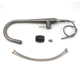 Shower Heads & Screens: WELS Gun Metal Grey Pull Out Kitchen Sink Tap Basin Mixer Faucet Flexible Spout