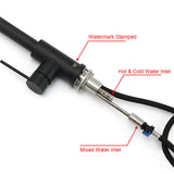 Shower Heads & Screens: Matt Black Round Pull Out Down Kitchen Sink Tap Laundry Basin Mixer 2 Way Spout