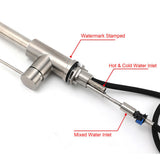 Shower Heads & Screens: Brushed Nickel 2 Way Spray Kitchen Mixer Tap Pull Out Sink Laundry Swivel Faucet