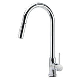 Shower Heads & Screens: WELS Chrome 2 Modes Spray Pull Out Kitchen Swivel Faucet Sink Tap Laundry Mixer