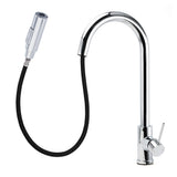Shower Heads & Screens: WELS Chrome 2 Modes Spray Pull Out Kitchen Swivel Faucet Sink Tap Laundry Mixer