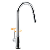 Shower Heads & Screens: WELS Chrome 2 Modes Spray Pull Out Kitchen Swivel Faucet Sink Tap Laundry Mixer