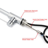 Shower Heads & Screens: WELS Chrome 2 Modes Spray Pull Out Kitchen Swivel Faucet Sink Tap Laundry Mixer