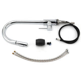 Shower Heads & Screens: WELS Chrome 2 Modes Spray Pull Out Kitchen Swivel Faucet Sink Tap Laundry Mixer