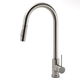 Shower Heads & Screens: WELS Gun Metal Pull Out Kitchen Sink Tap Basin Mixer Faucet Flexible 2 Way Spout
