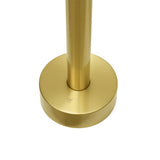 Shower Heads & Screens: Brushed Gold Bath Tub Mixer Tap Free Standing Faucet Filler Spout Hot Cold Water