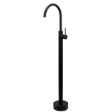 Shower Heads & Screens: Matt Black Indoor Bathtub Filler Free Standing Mixer Faucet Tap Spout Watermark