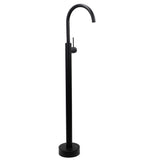 Shower Heads & Screens: Matt Black Indoor Bathtub Filler Free Standing Mixer Faucet Tap Spout Watermark