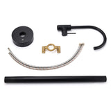 Shower Heads & Screens: Matt Black Indoor Bathtub Filler Free Standing Mixer Faucet Tap Spout Watermark