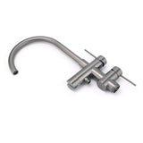 Shower Heads & Screens: Gun Metal Bathtub Mixer Tap Free Standing Faucet Spout With Handheld Shower Set