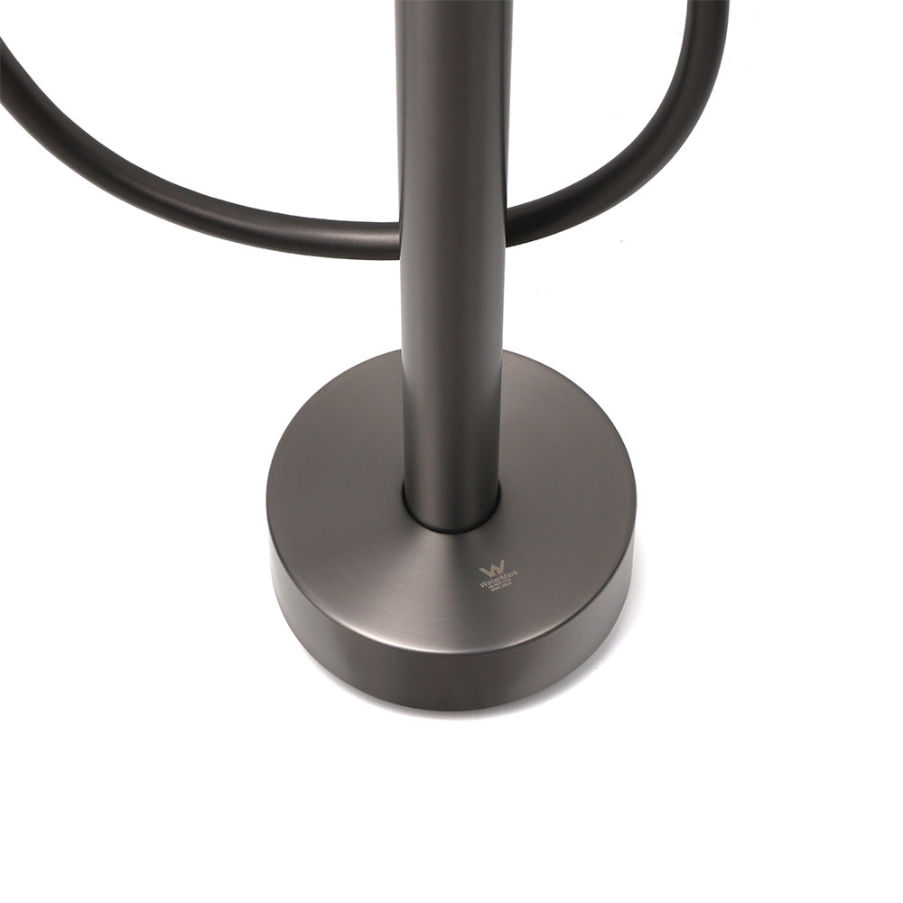 Shower Heads & Screens: Gun Metal Bathtub Mixer Tap Free Standing Faucet Spout With Handheld Shower Set