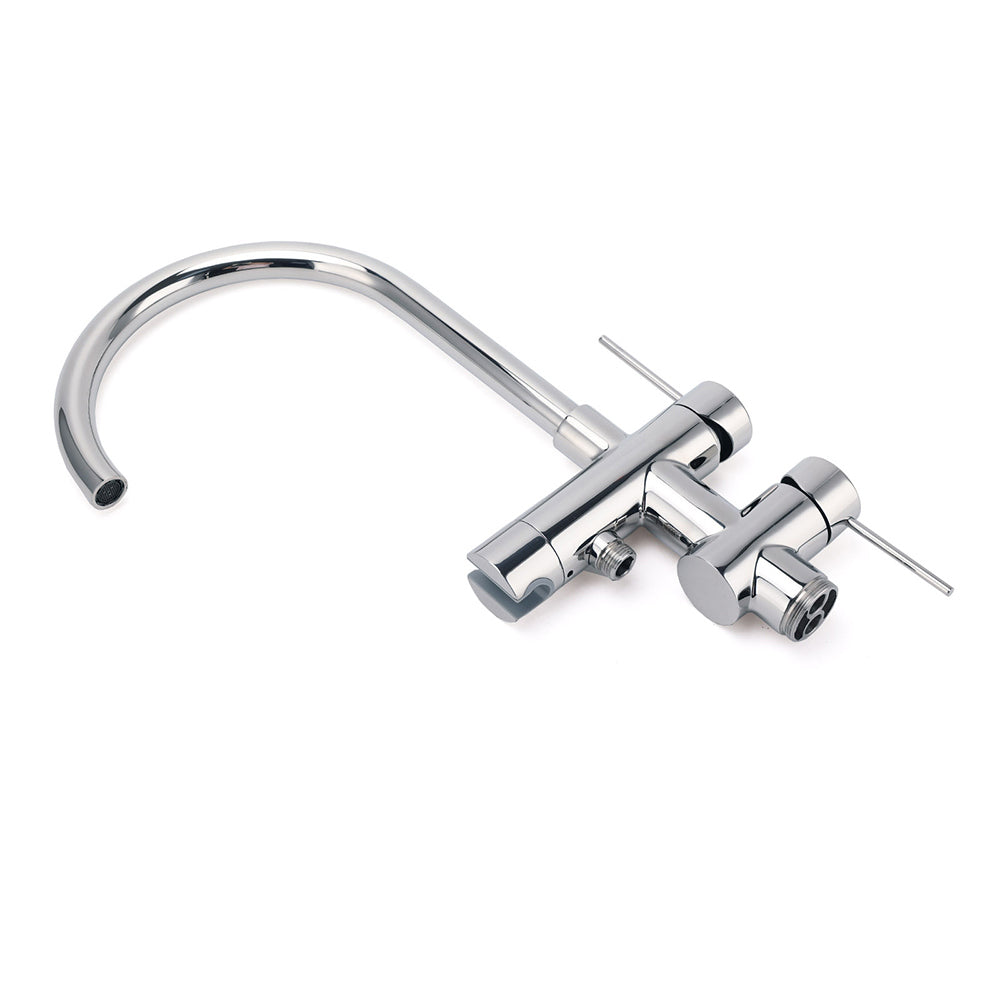 Shower Heads & Screens: Polished Chrome Bathtub Filler Free Standing Mixer Faucet Tap Spout Handset WELS