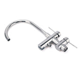Shower Heads & Screens: Polished Chrome Bathtub Filler Free Standing Mixer Faucet Tap Spout Handset WELS