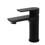 Shower Heads & Screens: WELS Matt Black Basin Mixer Bathroom Vanity Laundry Sink Flick Faucet Tap Valve