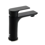 Shower Heads & Screens: WELS Matt Black Basin Mixer Bathroom Vanity Laundry Sink Flick Faucet Tap Valve