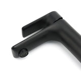 Shower Heads & Screens: WELS Matt Black Basin Mixer Bathroom Vanity Laundry Sink Flick Faucet Tap Valve