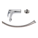 WELS Bathroom Vanity Kitchen Laundry Round Chrome Basin Mixer Sink Faucet Tap