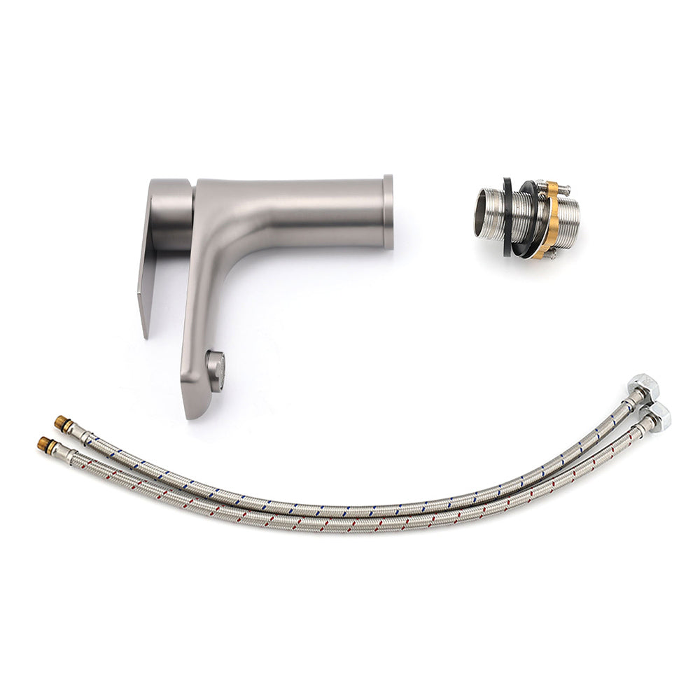 Shower Heads & Screens: WELS Gun Metal 4.5L/min Kitchen Laundry Round Basin Mixer Vanity Sink Faucet Tap
