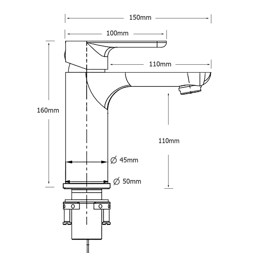 Shower Heads & Screens: WELS Gun Metal 4.5L/min Kitchen Laundry Round Basin Mixer Vanity Sink Faucet Tap