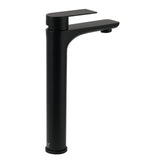 WELS 7.5L/m Rounded Body Basin Mixer Kitchen Vanity Faucet Tap Spout Matte Black