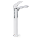 WELS Bathroom Chrome Round Tall Basin Mixer Vanity Faucet Laundry Counter Tap