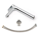 WELS Bathroom Chrome Round Tall Basin Mixer Vanity Faucet Laundry Counter Tap