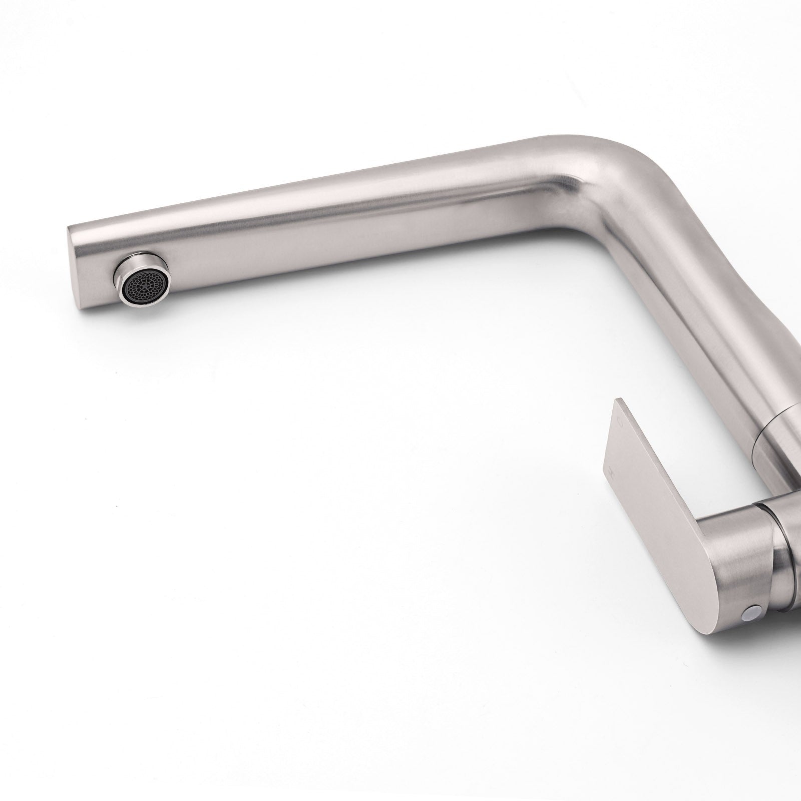 Brushed Nickel New Design Kitchen Mixer Sink Tap Laundry Faucet Swivel Spout