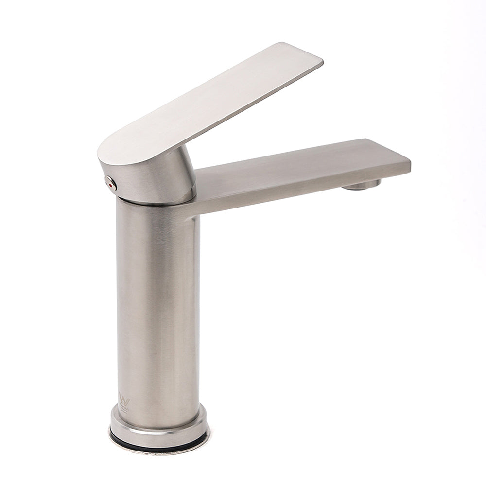 Shower Heads & Screens: WELS Brushed Nickel Laundry Standard Basin Mixer Vanity Sink Faucet Spout Tap